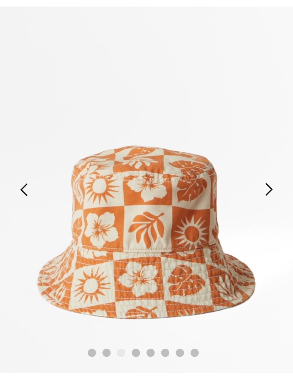 Billabong Orange Bucket Hat in Dried Mango, OS